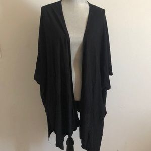 Long Black Cardigan